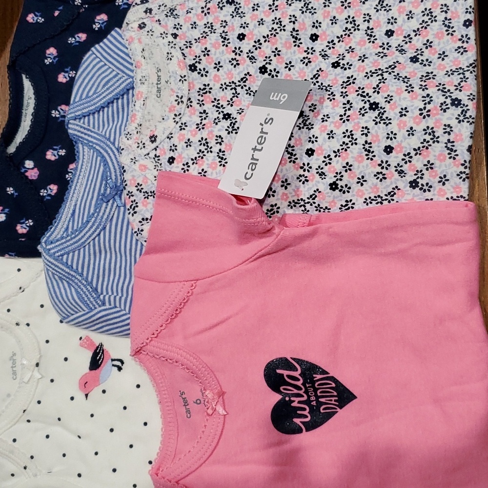 Carter's Baby Little Layette 5 Piece 6M Pink.